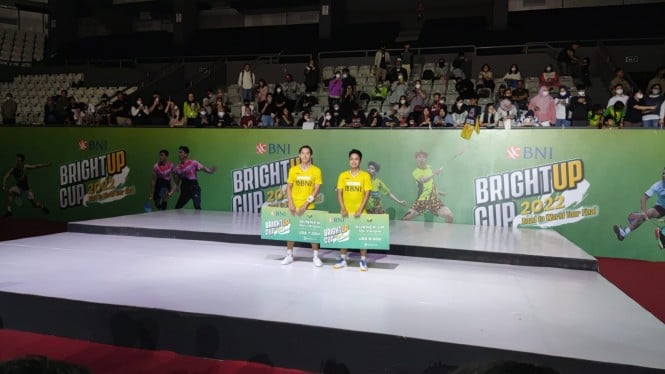 Jonatan Christie kalahkan Anthony Sinisuka Ginting di BrightUp Cup 2022