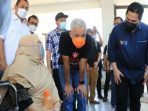 Menteri BUMN Erick Thohir dan Gubernur Jateng Ganjar Pranowo meninjau vaksinasi