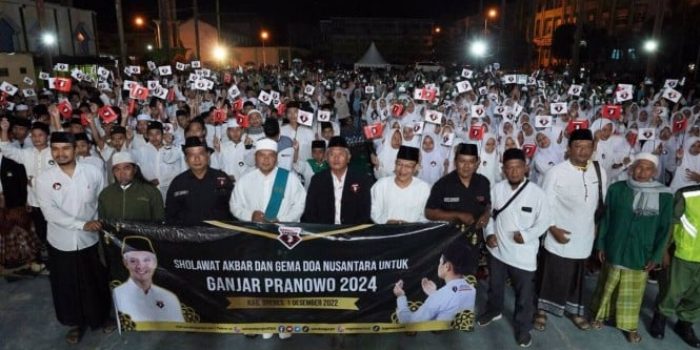 Relawan Sahabat Ganjar gelar istigasah dan salawat di Brebes, Jawa Tengah