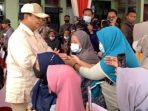 Menhan Prabowo Subianto di Koramil Turen 0818/14, Turen, Kabupaten Malang, Jatim