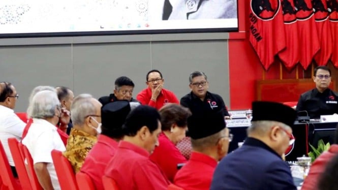 Pimpinan PDIP Bertemu Senior Partai Jelang HUT ke-50