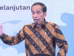 Tangkapan layar Presiden Joko Widodo memberikan sambutan dalam Rakernas Badan Pengelola Dana Lingkungan Hidup (BPDLH) yang disaksikan secara virtual, Rabu, 21 Desember 2022.
