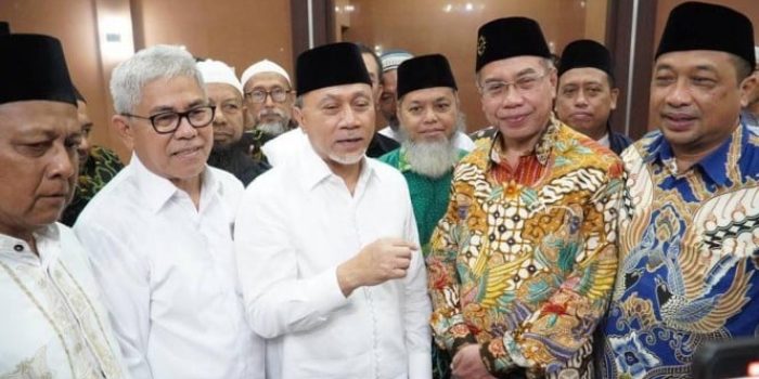 Mendag sekaligus Ketum PAN Zulhas dan Ketua PW Muhammadiyah Jatim Sukadiono