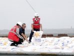 Menteri Perdagangan RI Zulkifli Hasan meninjau kedatangan beras di Tanjung Priok