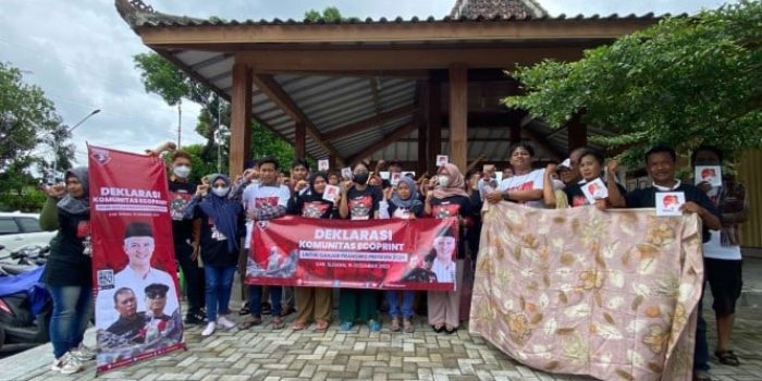 Millenial di Yogyakarta Bersama Relawan Sahabat Ganjar