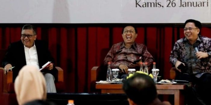 Burhanuddin hingga Hasto di Seminar Nasional Pelembagaan Partai Politik