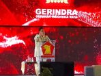 Ketua Umum Partai Gerindra Prabowo Subianto di Medan.