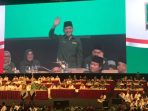 Daniel johan disapa Prabowo Subianto saat deklarasi Gerindra-PKB.