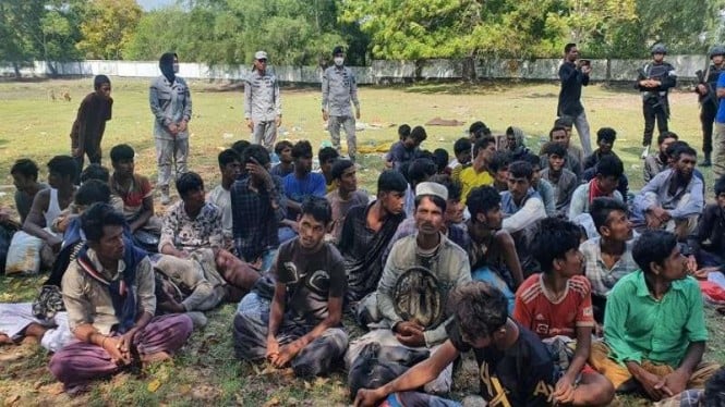 Imigran Rohingya terdampak di Aceh