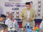 TGB H.M Zainul Majdi di DPW Perindo Aceh