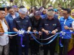 Ketua Umum PAN Zulkifli Hasan dan Menteri BUMN Erick Thohir di Kabupaten Langkat