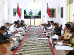 Jokowi pimpin Rapat Kabinet Kerja di Istana Bogor, Jawa Barat