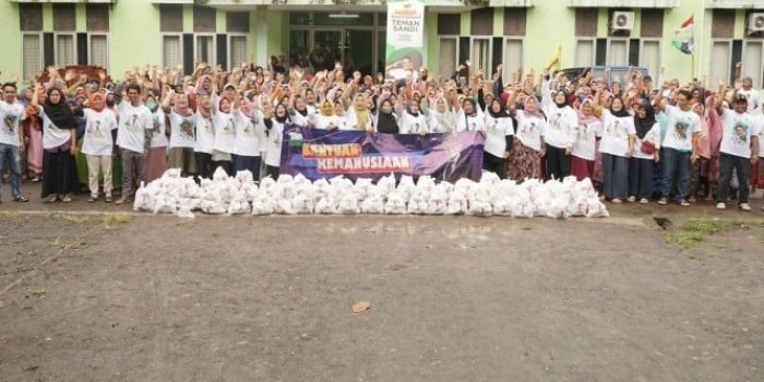 Relawan Teman Sandi Melakukan Kegiatan Sosial di Lombok Timur NTB