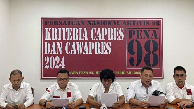 Persatuan Nasional Aktivis 98 (PENA 98) umumkan kriteria calon presidennya.