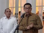 Ridwan Kamil Bersama Edy Rahmayadi di Medan, Sumatera Utara