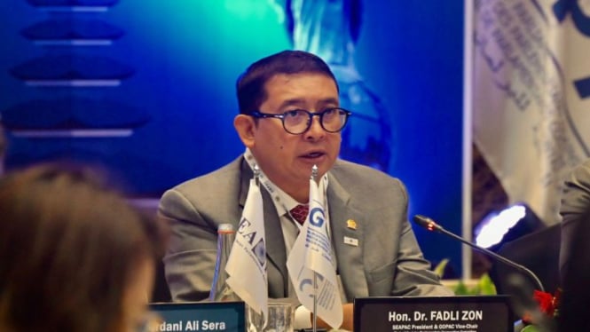 Anggota DPR sekaligus Wakil Ketua Umum Gerindra Fadli Zon.