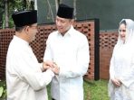 Ketua Umum Partai Demokrat Agus Harimurti Yudhoyono bersama Anies Baswedan