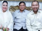Prabowo Subianto bersama Titiek Soeharto, dan anak mereka Didit Prabowo