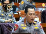 Kapolri Jenderal Listyo Sigit Prabowo saat RDP dengan Komisi 3 DPR