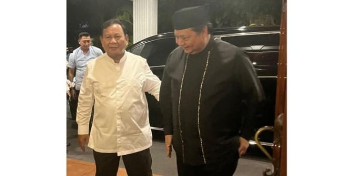 Pertemuan Prabowo dengan Airlangga Hartarto