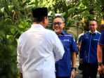 Ketua Umum PAN Zulkifli Hasan bertemu Ketua Umum Gerindra, Prabowo Subianto