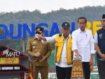Presiden Jokowi meresmikan bendungan Beringin Sila, NTB