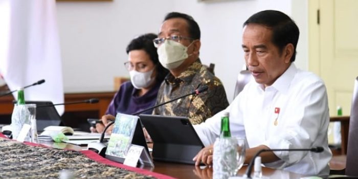 Presiden Jokowisaat  pimpin Rapat Kabinet Kerja di Istana Bogor, Jawa Barat