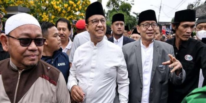 Capres Nasdem Anies Baswedan bersama mantan Gubernur Banten Wahidin Halim