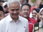 Gubernur Jawa Tengah Ganjar Pranowo dan Politikus PDIP Rano Karno.