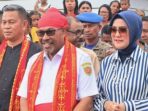 Gubernur Maluku Murad Ismail tiba di Kamarian, Seram Bagian Barat.