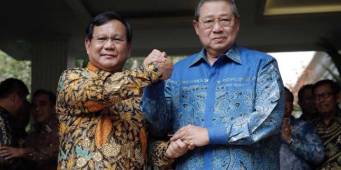 SBY dan Prabowo Subianto.